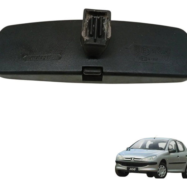 Retrovisor Interno Peugeot 206 2003 2004 2005 2006 Detalhe