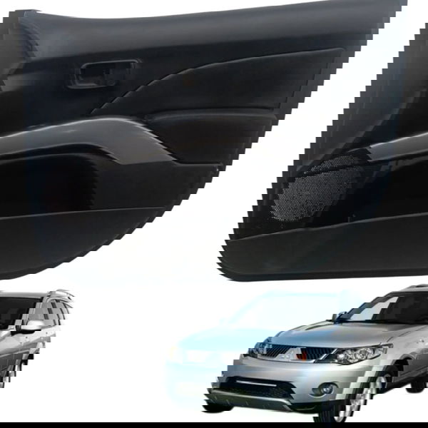 Forro Porta Dianteiro Direito Mitsubishi Outlander 3.0 2010 Preto