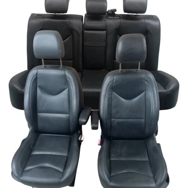 Jogo Banco Couro Completo Peugeot 308 2.0 Allure 2013 Preto