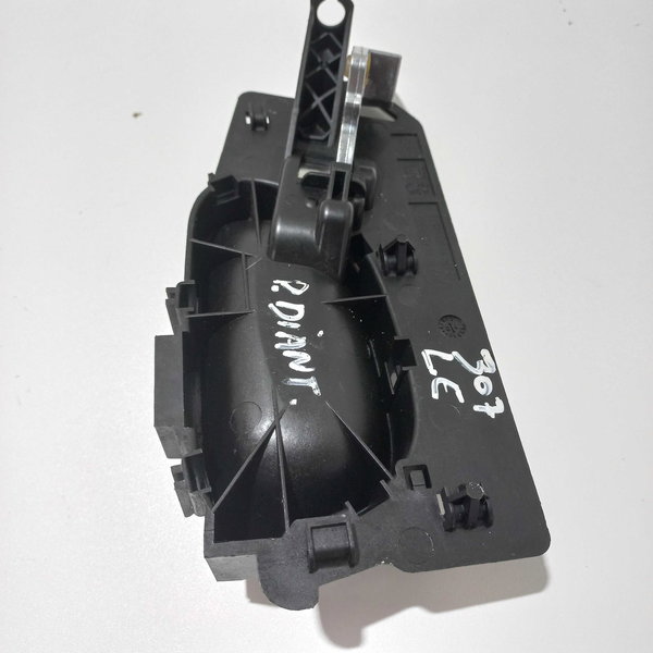 Maçaneta Interna Dianteiro Esquerdo Peugeot 307 Sw 2007 Preto Dianteira