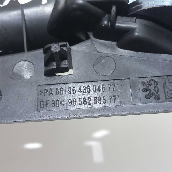 Maçaneta Interna Traseiro Esquerdo Peugeot 307 2007 Sw Preto Traseira
