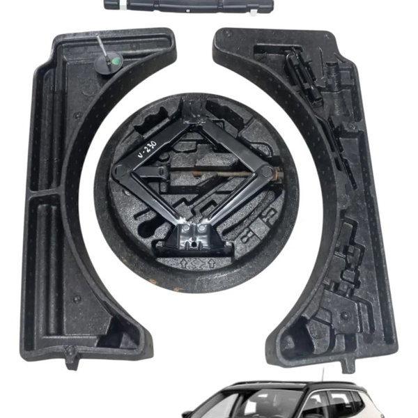 Kit Macaco Chave Roda Triangulo Isopor Jeep Compass 1.3 2023