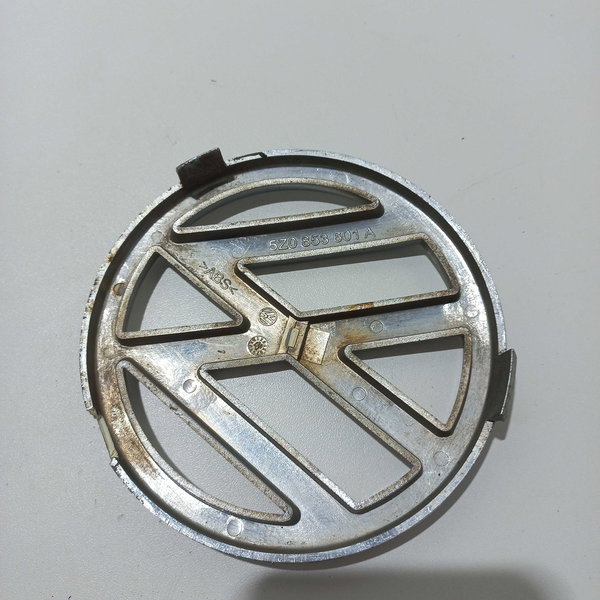 Emblema Grade Vw Volkswagen Gol G4 Original - Prata