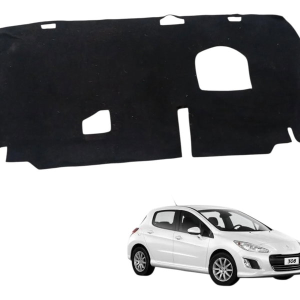 Carpete Assoalho Porta Malas Peugeot 307 Allure 2.0 2013 Preto