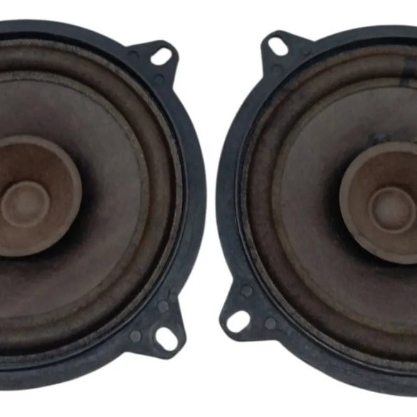 Par Auto Falantes Porta Dianteira Renault Clio 1.0 2005 2006 Preto