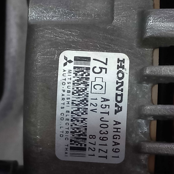 Alternador Honda City 1.5 2019