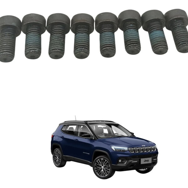 Jogo Parafuso Fixação Cremalheira Motor Jeep Compass 2023
