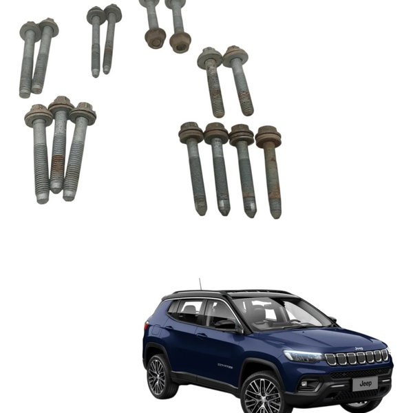 Jogo Parafusos Suspensão Dianteira Jeep Compass 2024