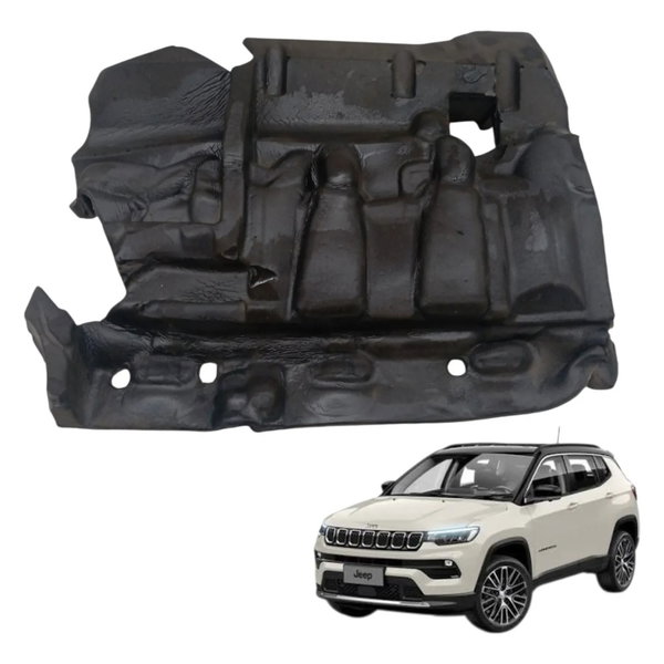 Espuma Anti Ruido Motor Jeep Compass 1.3 2023 2024 46341281 Verde-musgo