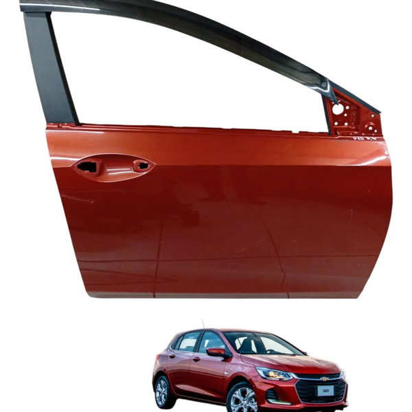 Porta Dianteira Direita Chevrolet Onix 1.0 Turbo 4p 2020 Dianteira Direito Laranja