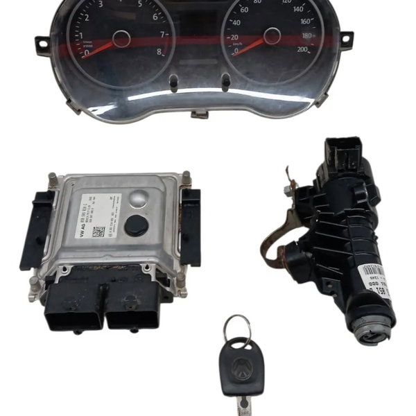 Kit Modulo Injeção Painel Chave  Volkswagen Gol Voyage G6