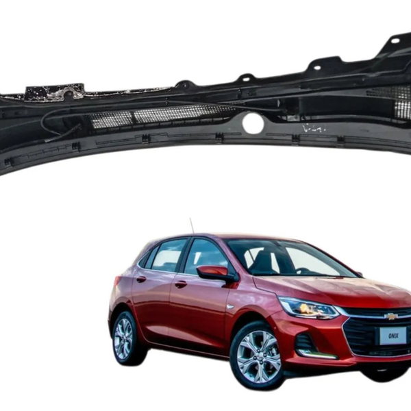 Grade Churrasqueira Chevrolet Onix Plus 1.0  2020 903323939 Preto
