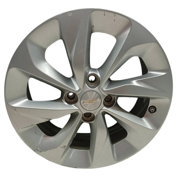 Roda Liga Leve Aro 16 Original Chevrolet Onix 2020 Detalhe Prateado