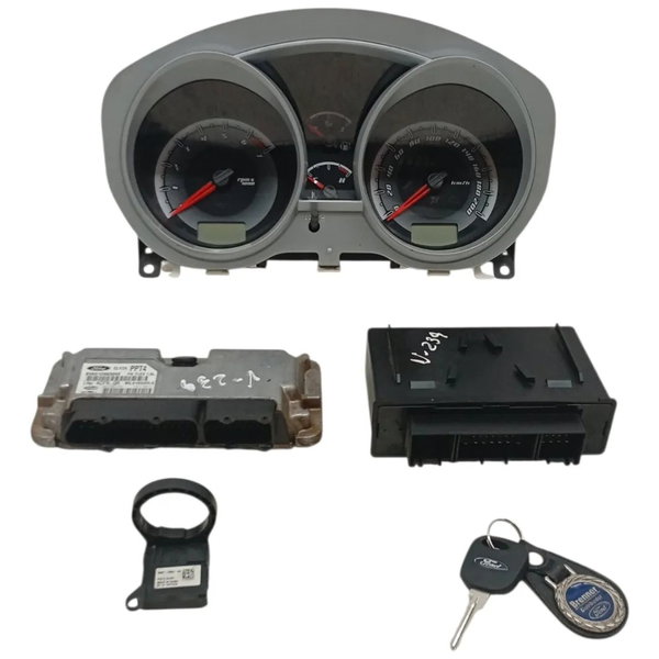 Kit Modulo Injeção Painel Chave Ford Fiesta Sedan 1.6 2013