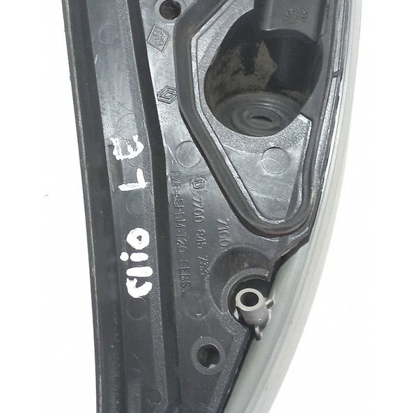 Moldura Interno Lado Esquerdo Retrovisor Renault Clio  Cinza