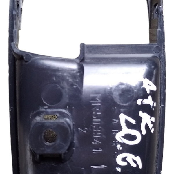 Acabamento Maçaneta Interna Esquerdo Mitsubishi Airtrek  Preto Dianteira