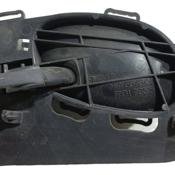 Maçaneta Interna Traseira Direita Peugeot 206 Preto Traseira