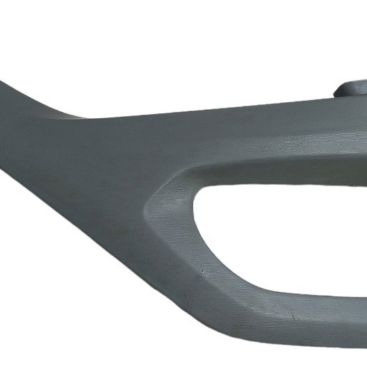 Moldura Maçaneta Interna Dianteira Direita Peugeot 208  Cinza Dianteira