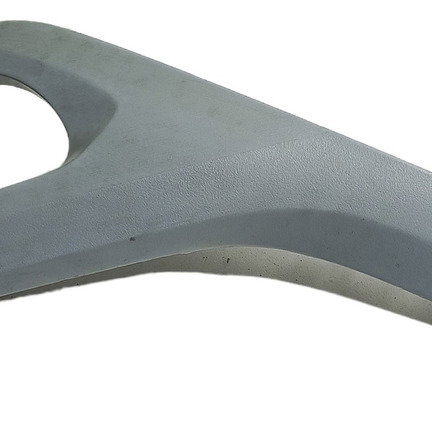 Moldura Maçaneta Interna Dianteira Direita Peugeot 208  Cinza Dianteira