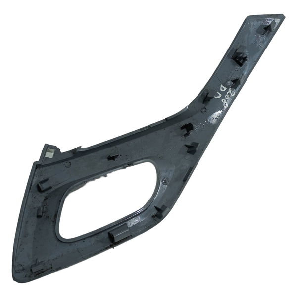 Moldura Maçaneta Interna Dianteira Direita Peugeot 208  Cinza Dianteira