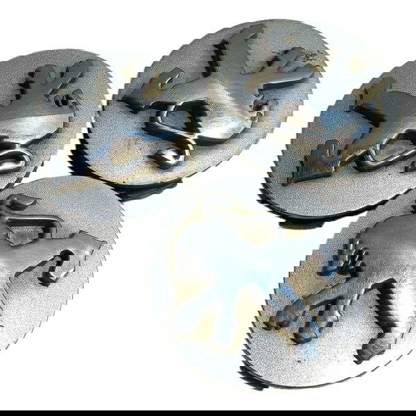 Calota Miolo Central Tampa Roda Peugeot 206  Prata