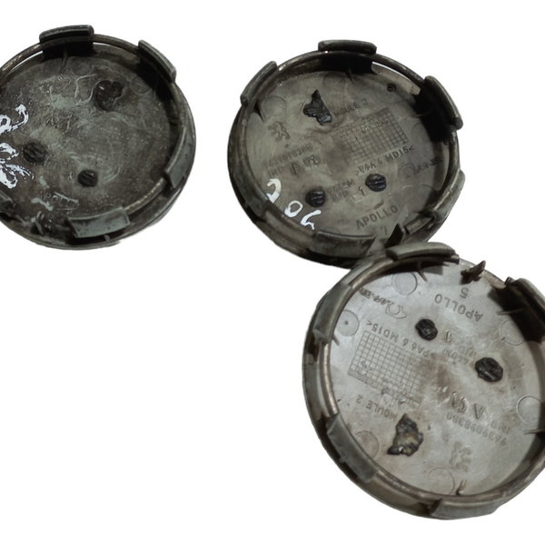 Calota Miolo Central Tampa Roda Peugeot 206  Prata