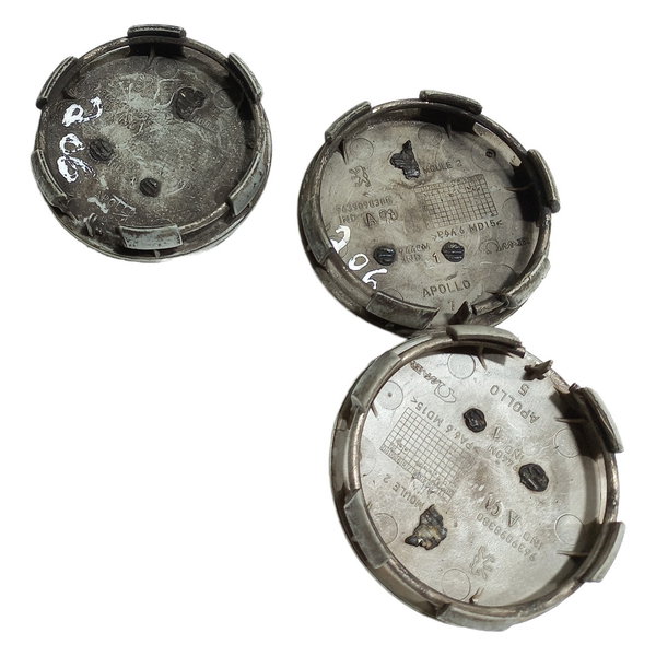 Calota Miolo Central Tampa Roda Peugeot 206  Prata