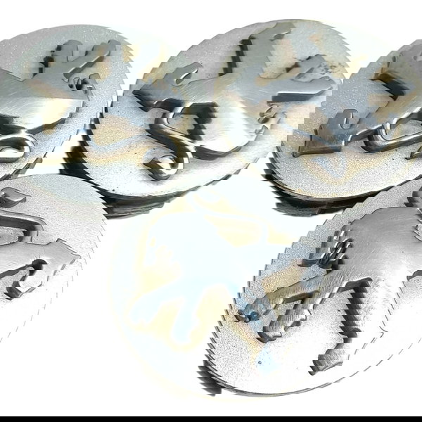 Calota Miolo Central Tampa Roda Peugeot 206  Prata