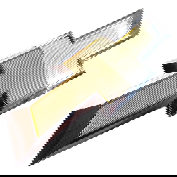 Emblema Dianteiro Chevrolet Cruze 2010 Detalhes  Cromado Amarelo